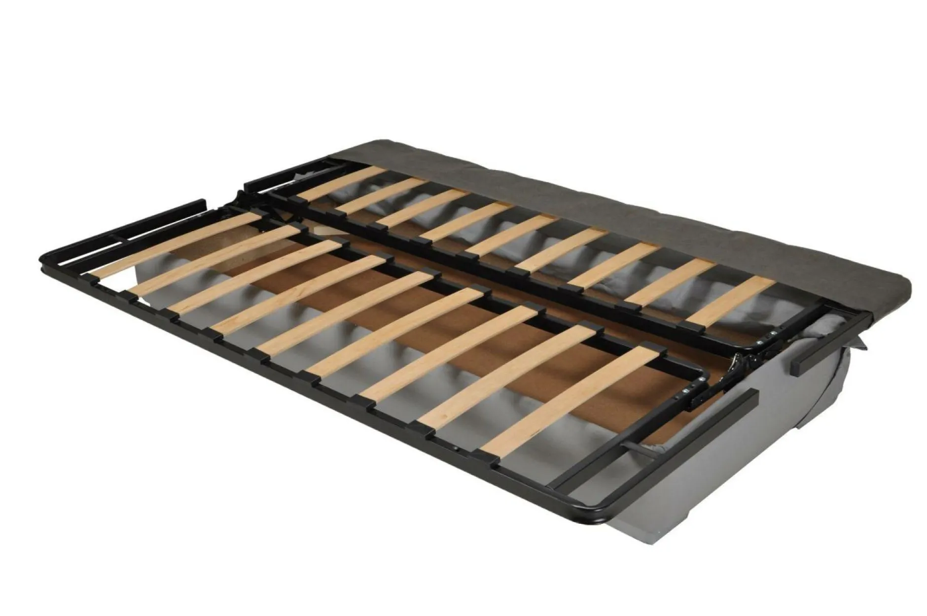 Clic-Clac>Camif Canapé clic-clac tissu matelas 17 cm Genay - Gris Clair