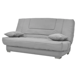 Clic-Clac>Camif Canapé clic-clac tissu matelas Bultex 14 cm Gabriel - Gris
