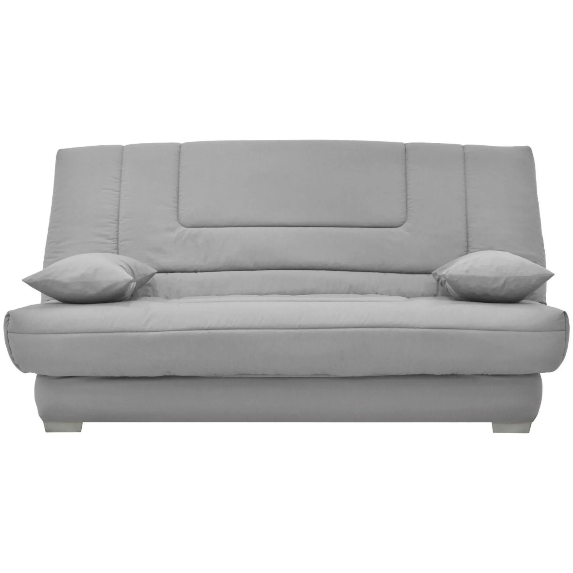 Clic-Clac>Camif Canapé clic-clac tissu matelas Bultex 14 cm Gabriel - Gris