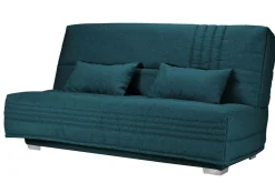 Clic-Clac></noscript>Camif Canapé clic-clac tissu matelas 17 cm Genay - Bleu Marine