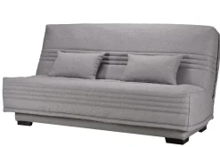 Clic-Clac>Camif Canapé clic-clac tissu matelas 17 cm Guidel - Gris Clair