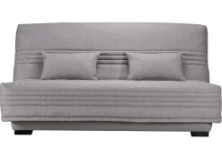 Clic-Clac>Camif Canapé clic-clac tissu matelas 17 cm Guidel - Gris Clair