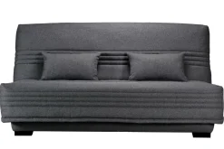 Clic-Clac>Camif Canapé clic-clac tissu matelas 17 cm Guidel - Gris Foncé