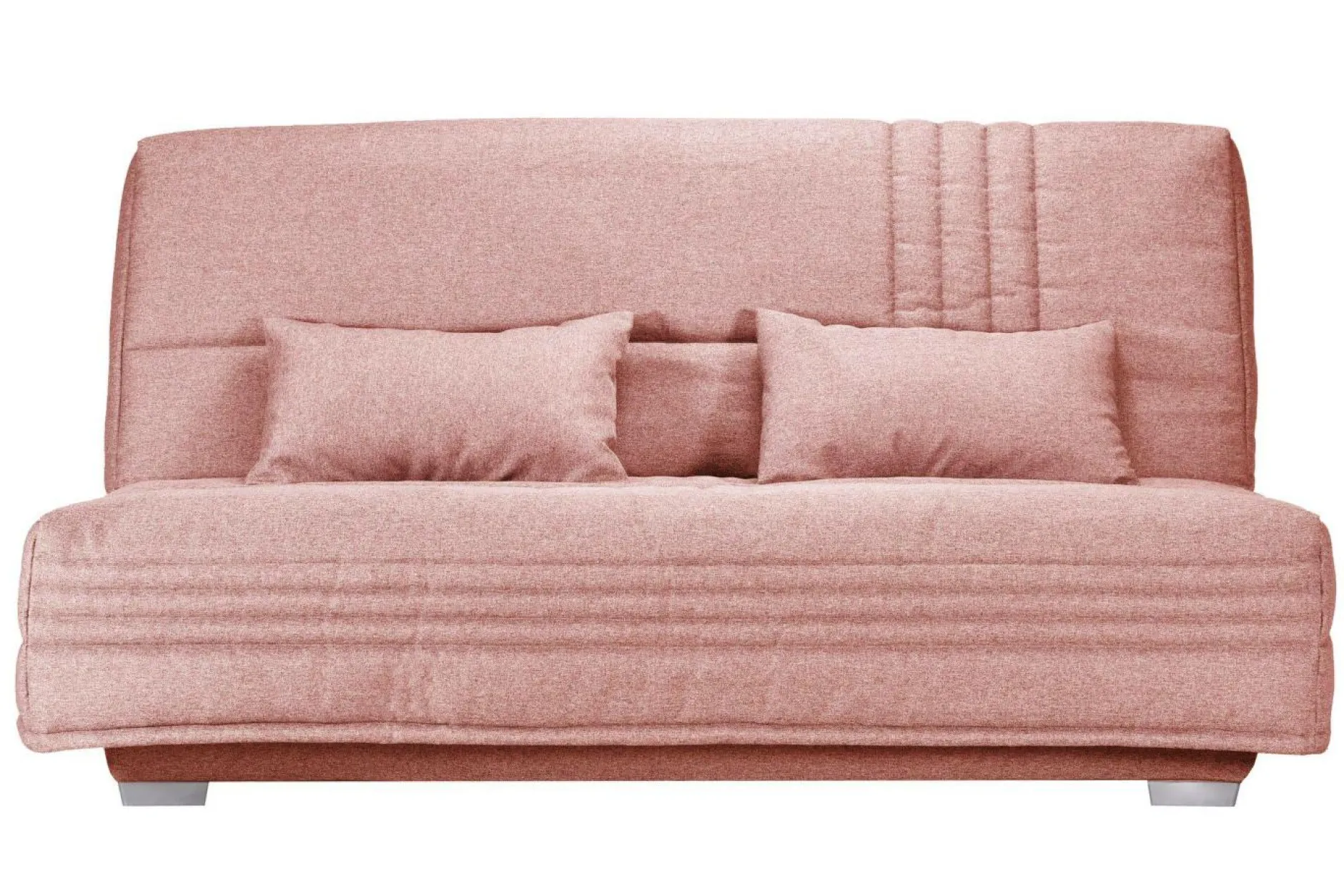 Clic-Clac>Camif Canapé clic-clac tissu matelas 17 cm Genay - Rose