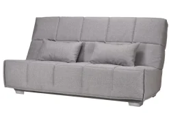 Clic-Clac>Camif Canapé clic-clac tissu matelas Bultex 14 cm Gizia - - 130 x 190 cm Gris Clair