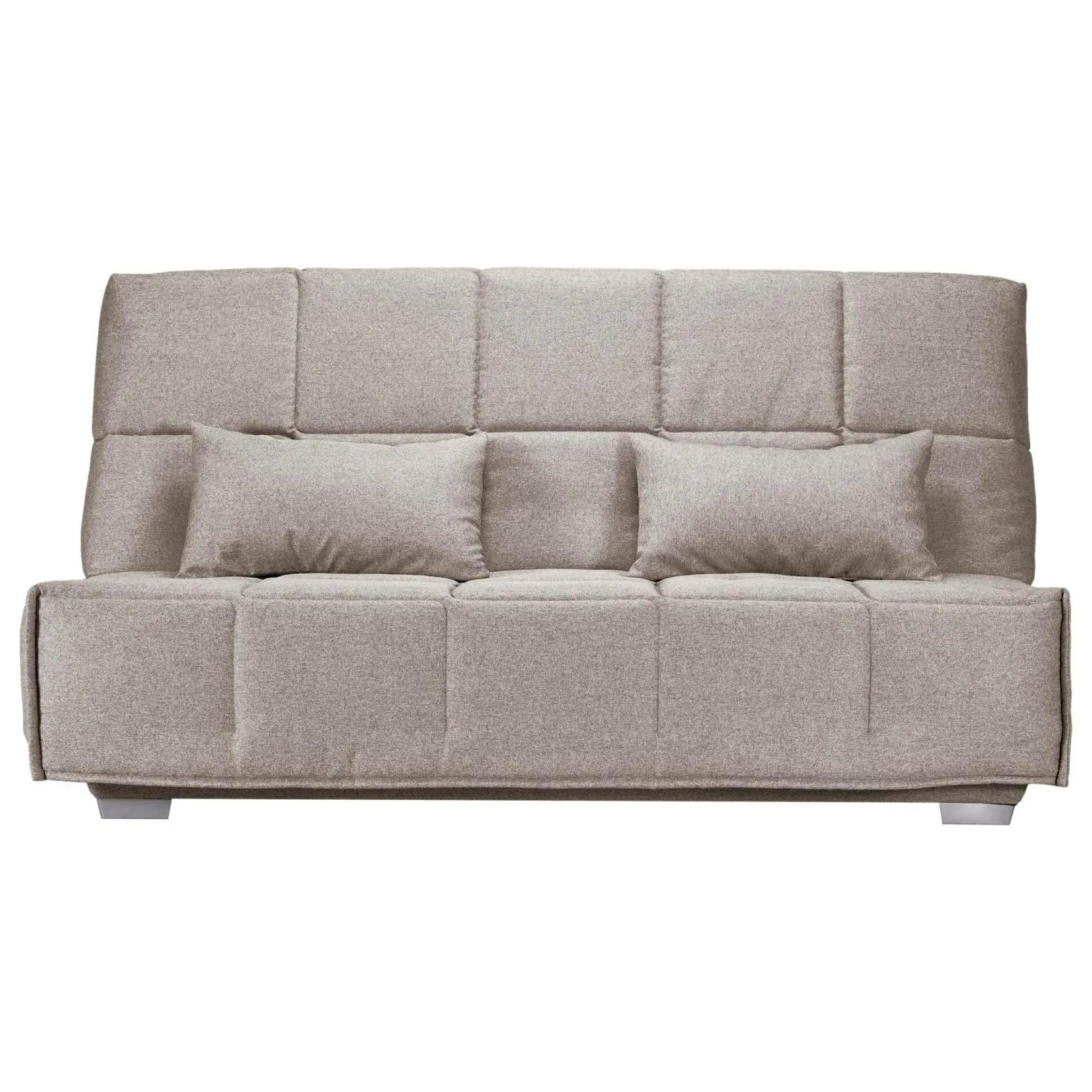 Clic-Clac>Camif Canapé clic-clac tissu matelas Bultex 14 cm Gizia - - 140 x 190 cm Taupe