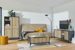 Clic-Clac>Camif Canapé clic-clac tissu matelas 17 cm Genay - Sable