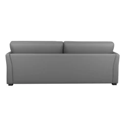 Canapés Droits></noscript>Camif Canapé convertible tissu coton déhoussable Marbella - - 4 places Gris