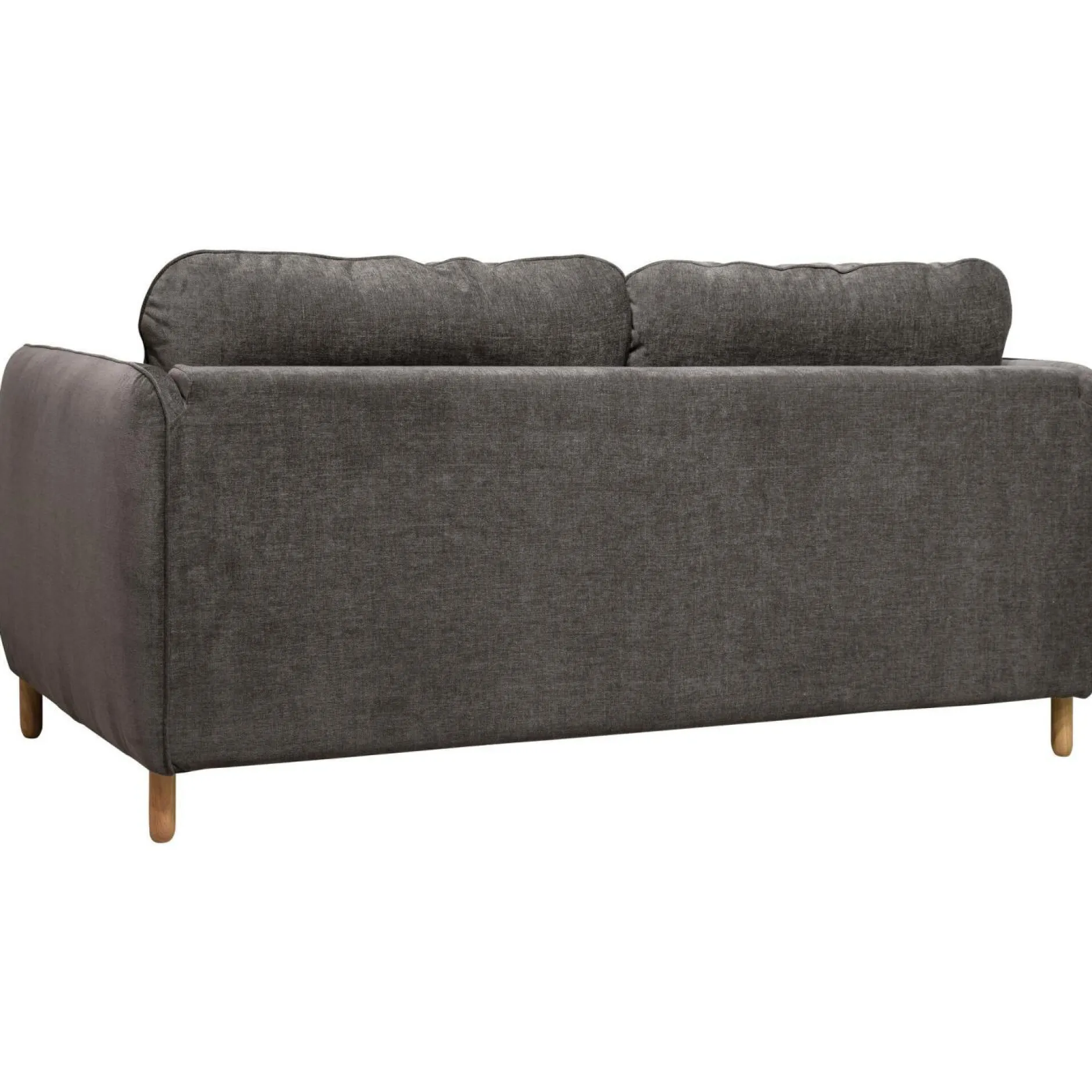 Canapés Droits>Camif Canapé convertible tissu chenillé Portimo - Gris Foncé