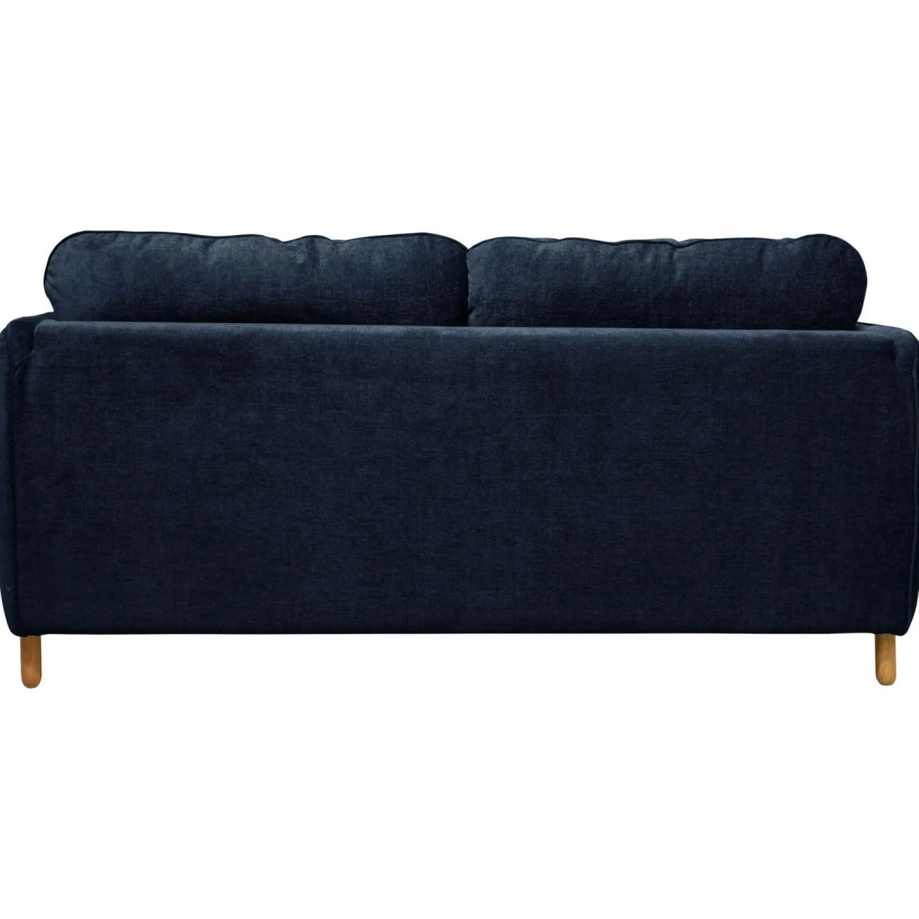 Canapés Droits>Camif Canapé convertible tissu chenillé Portimo - Marine