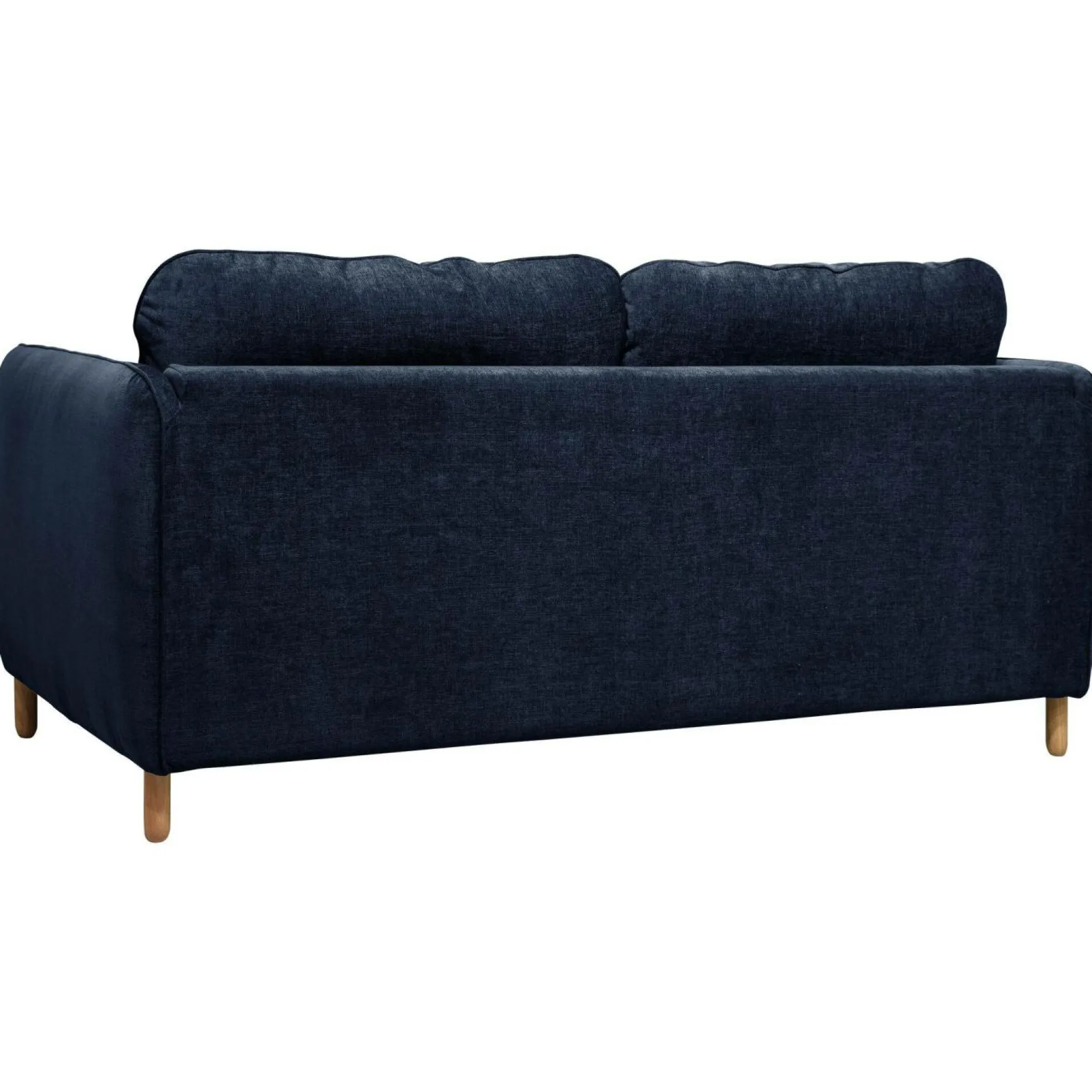 Canapés Droits>Camif Canapé convertible tissu chenillé Portimo - Marine