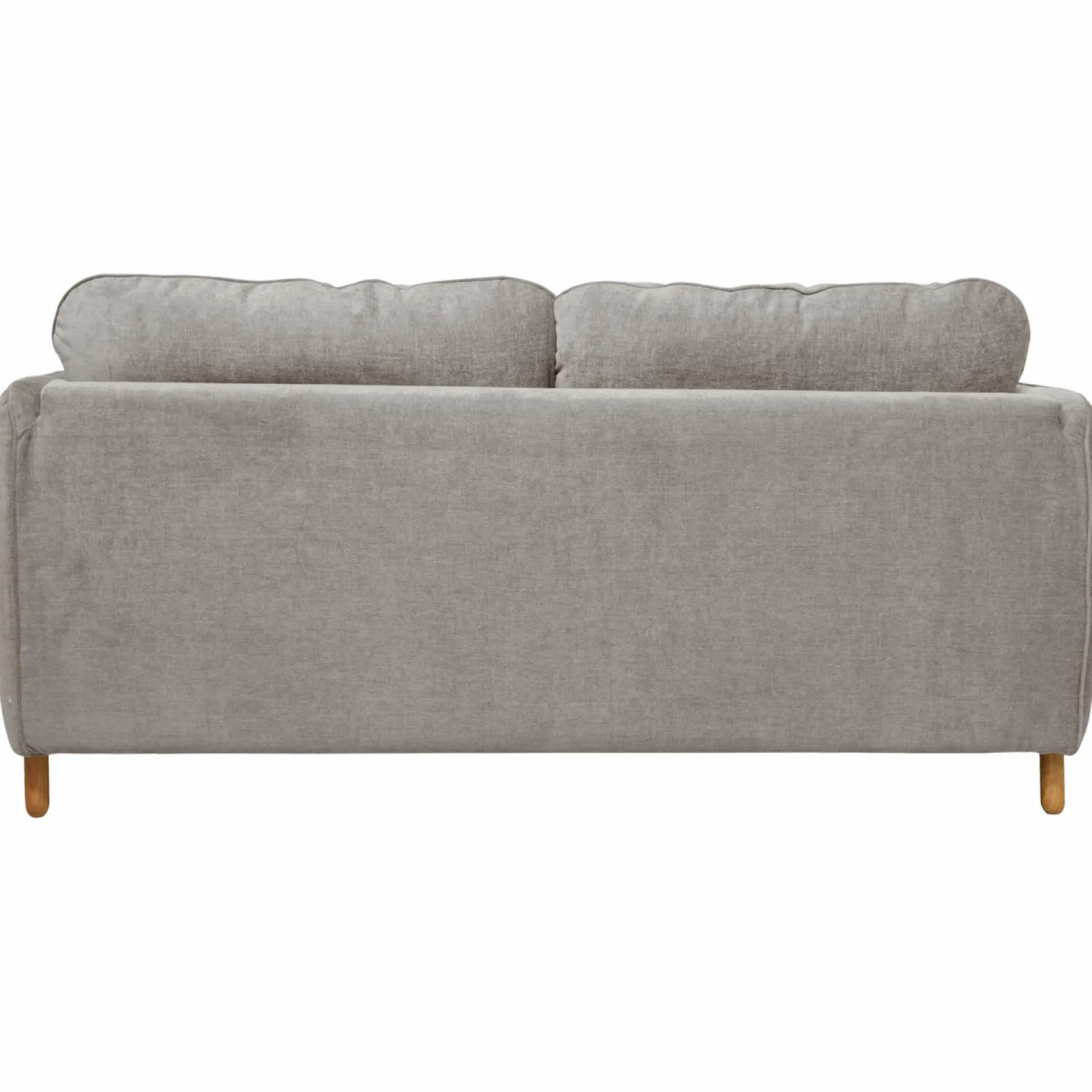 Canapés Droits>Camif Canapé convertible tissu chenillé Portimo - Gris Clair