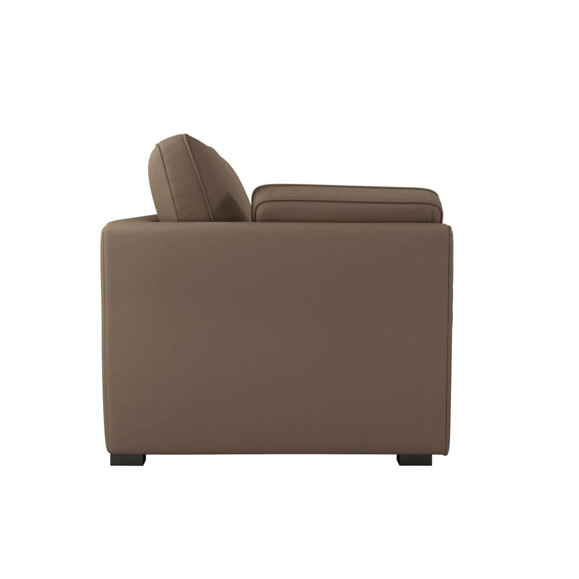 Canapés Droits>Camif Canapé convertible tissu coton déhoussable Marbella - - 3 places Taupe