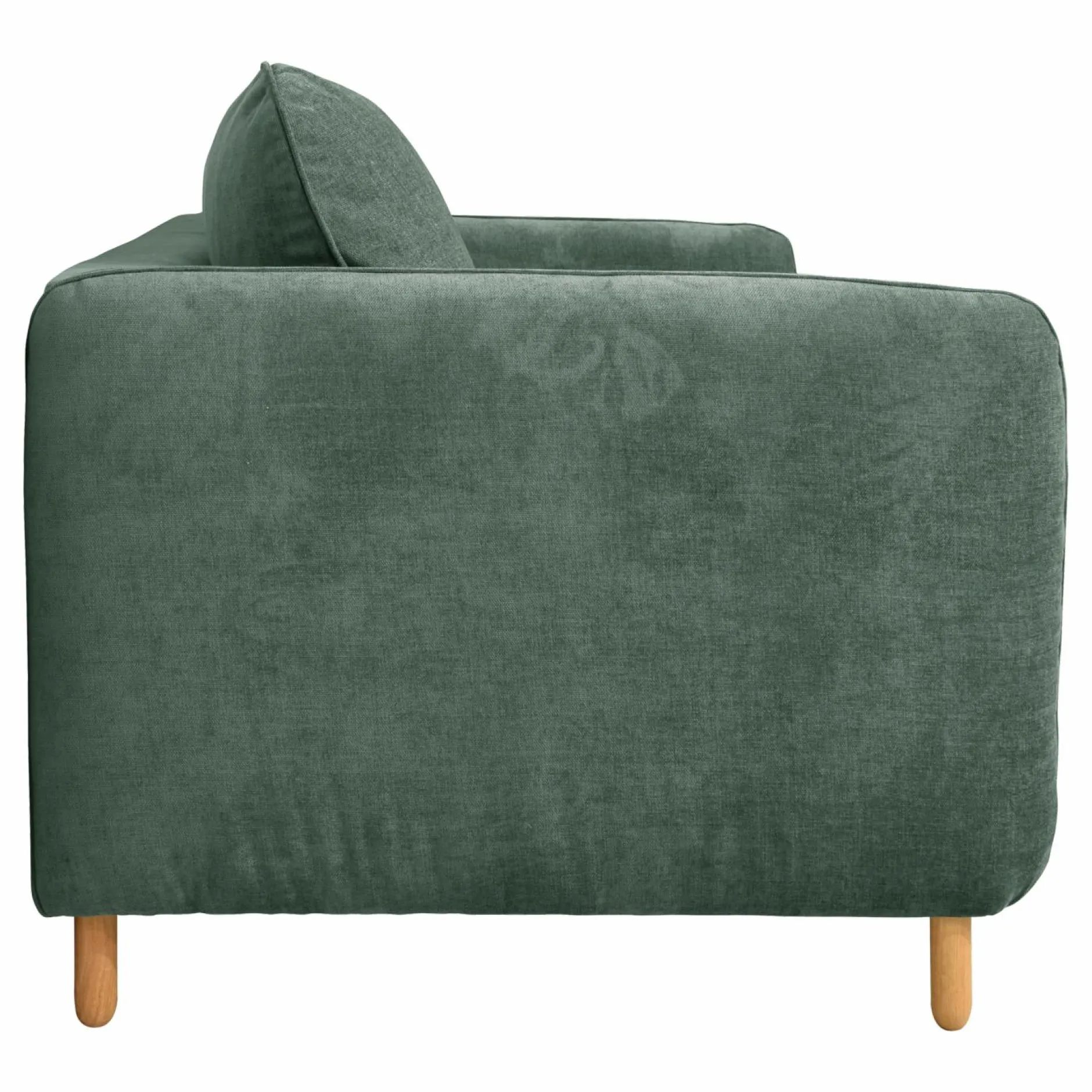 Canapés Droits>Camif Canapé convertible tissu chenillé Portimo - Vert de gris