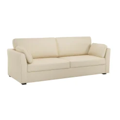 Canapés Droits>Camif Canapé convertible tissu coton déhoussable Marbella - - 4 places Beige