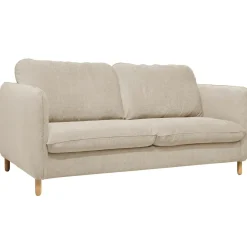 Canapés Droits>Camif Canapé convertible tissu chenillé Portimo - Ecru