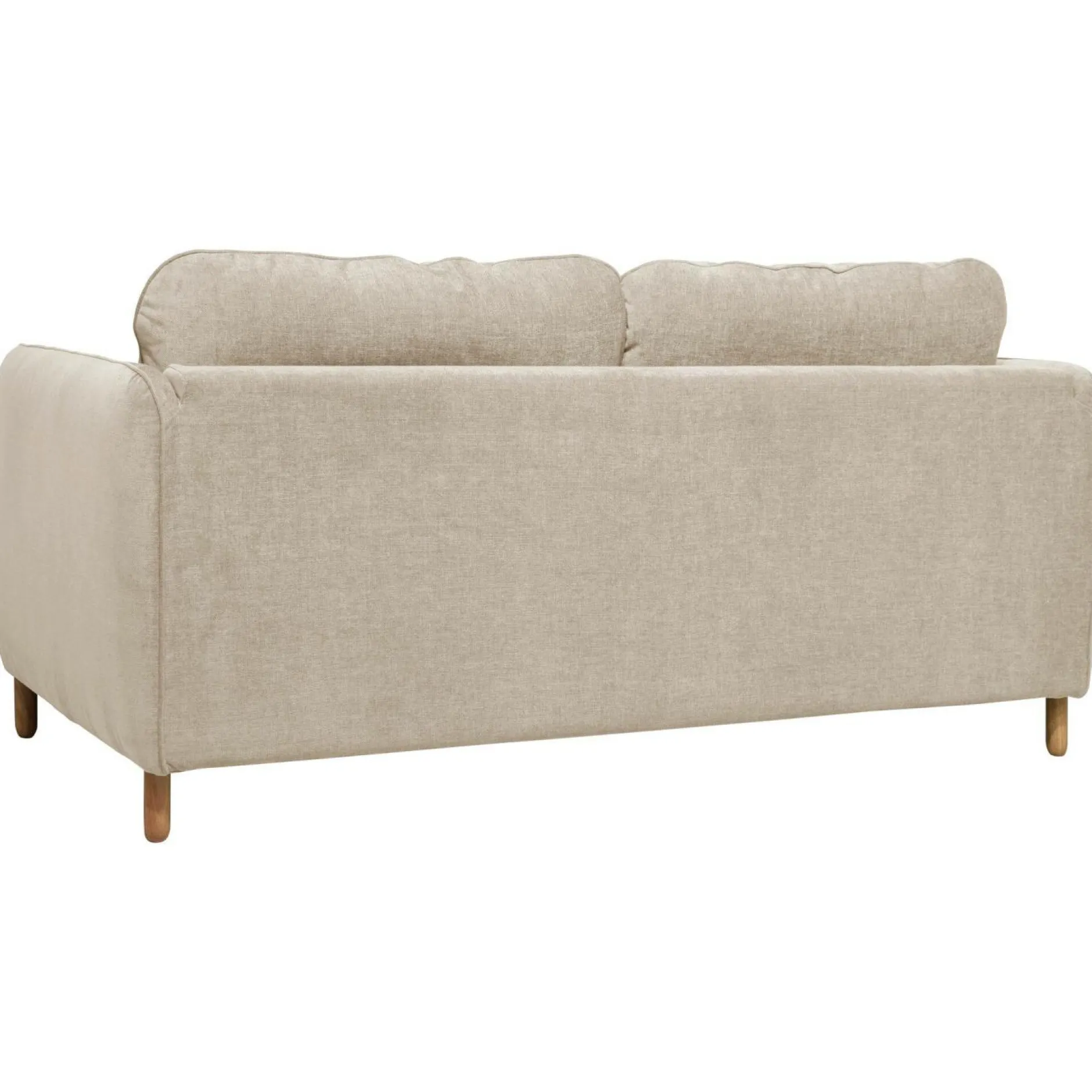 Canapés Droits>Camif Canapé convertible tissu chenillé Portimo - Ecru