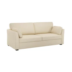Canapés Droits>Camif Canapé convertible tissu coton déhoussable Marbella - - 3 places Beige