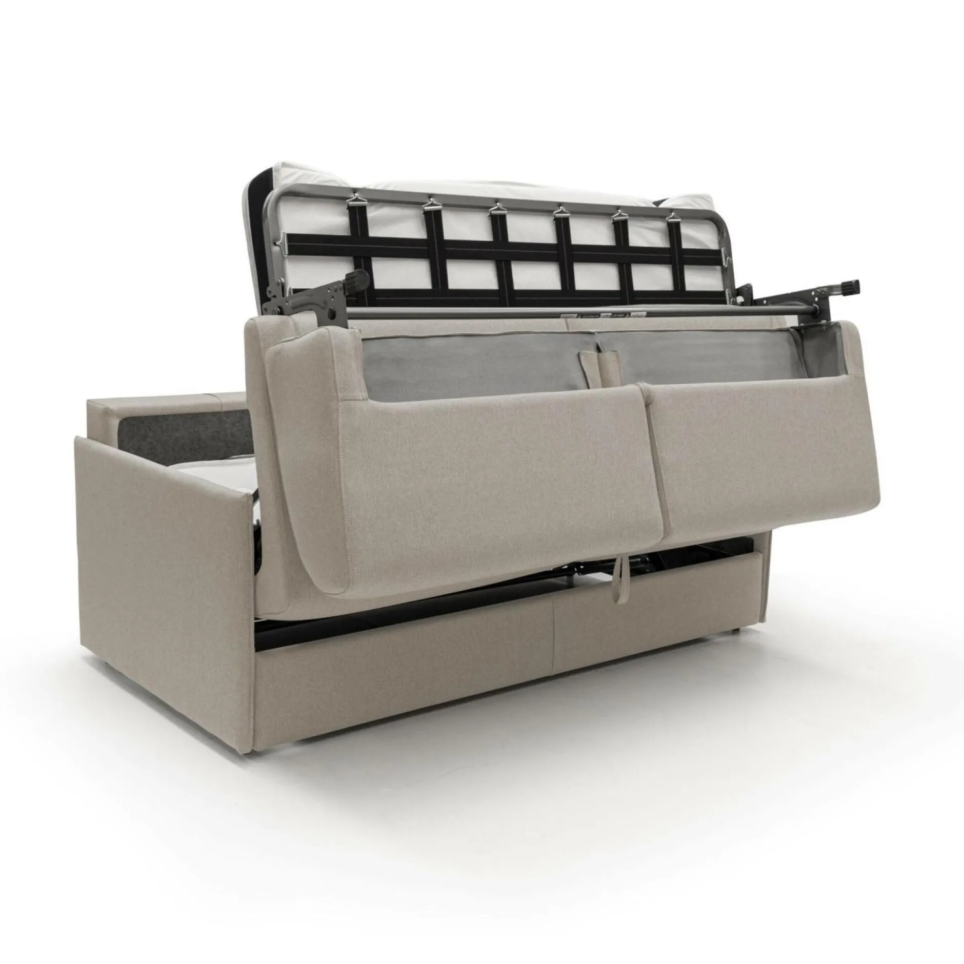 Canapés Droits>Camif Canapé convertible tissu déhoussable Arthur - - Grand 2 places Lin