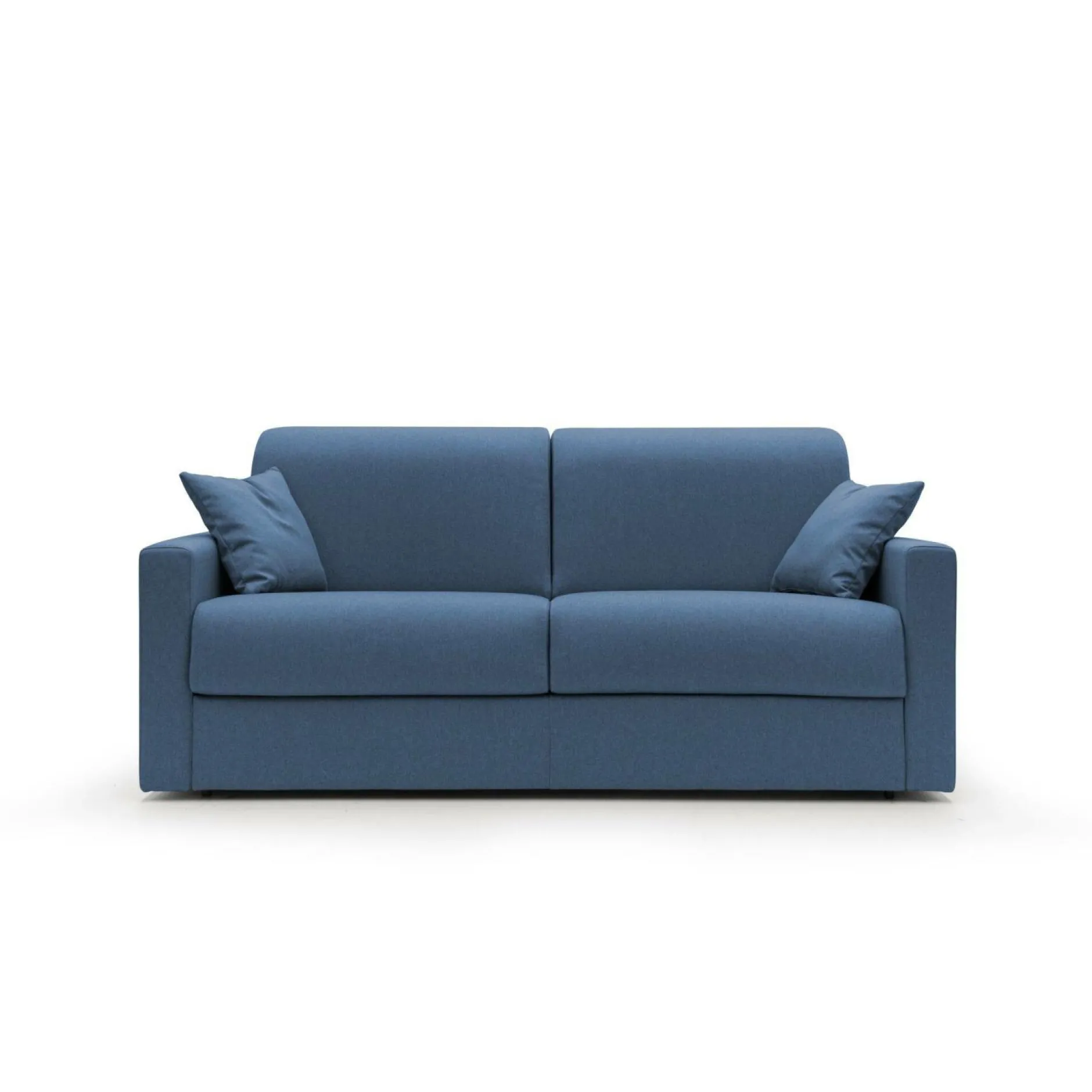 Canapés Droits>Camif Canapé convertible tissu déhoussable Aubin - - 3 places Bleu