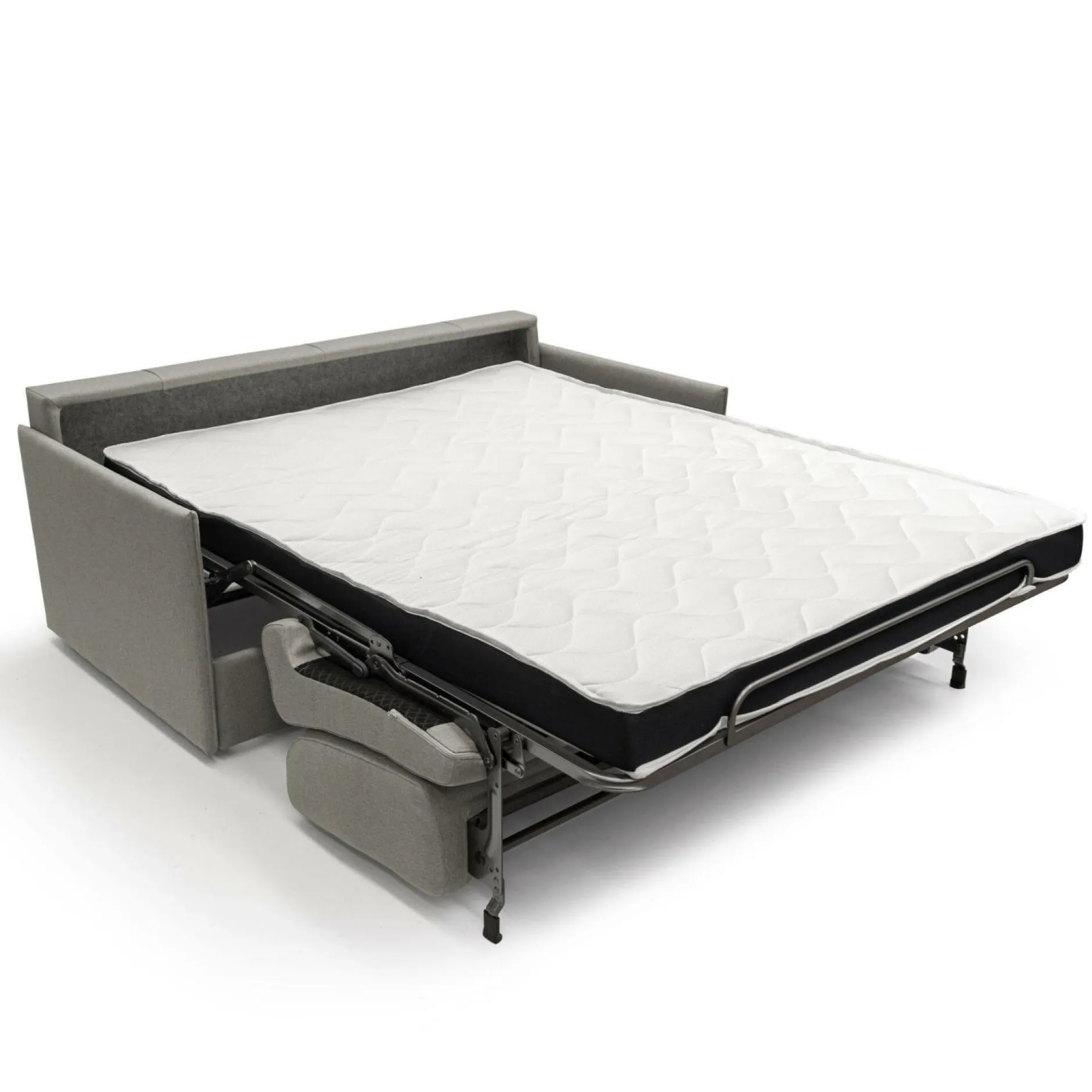 Canapés Droits>Camif Canapé convertible tissu déhoussable Arthur - - Grand 3 places Taupe