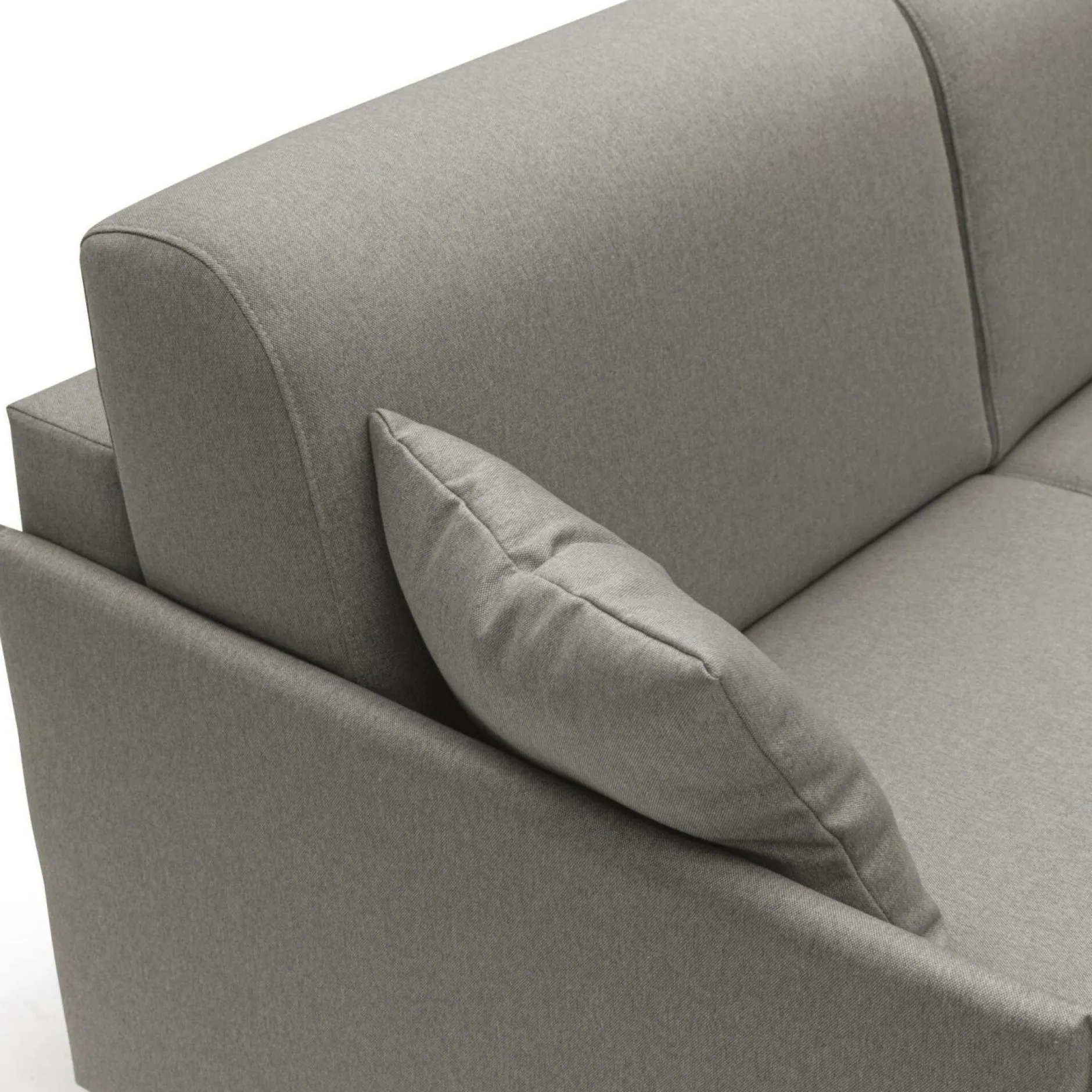 Canapés Droits>Camif Canapé convertible tissu déhoussable Arthur - - Grand 3 places Taupe