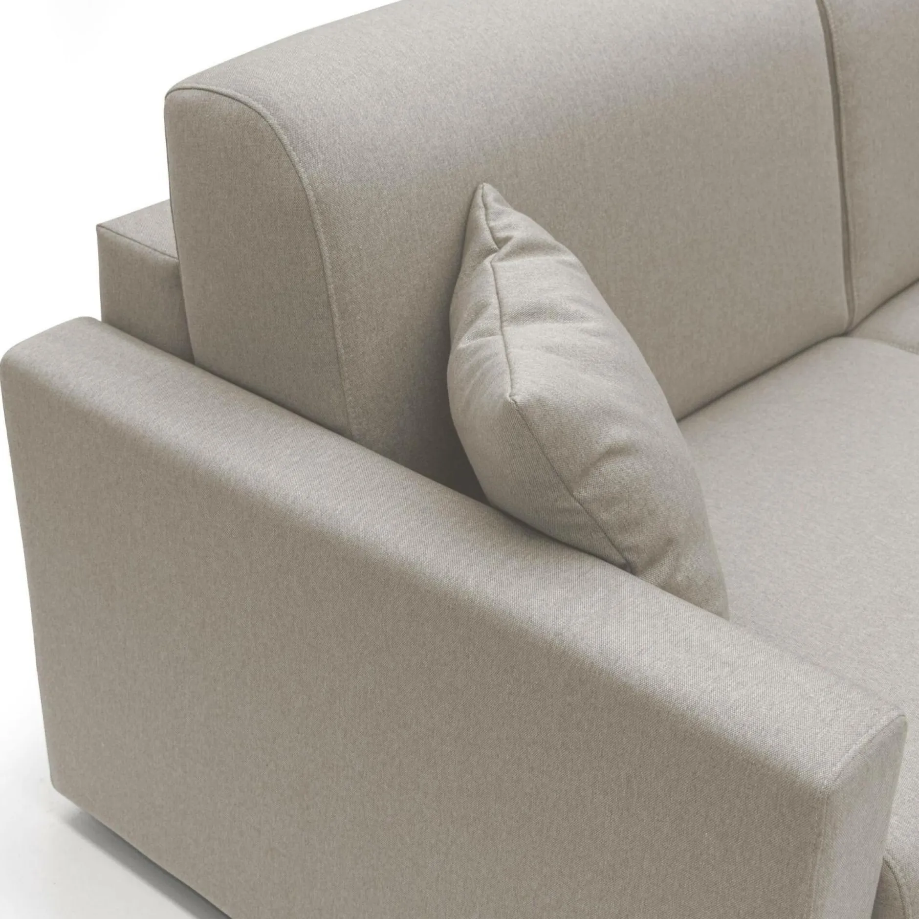 Canapés Droits>Camif Canapé convertible tissu déhoussable Aubin - - Grand 3 places Lin