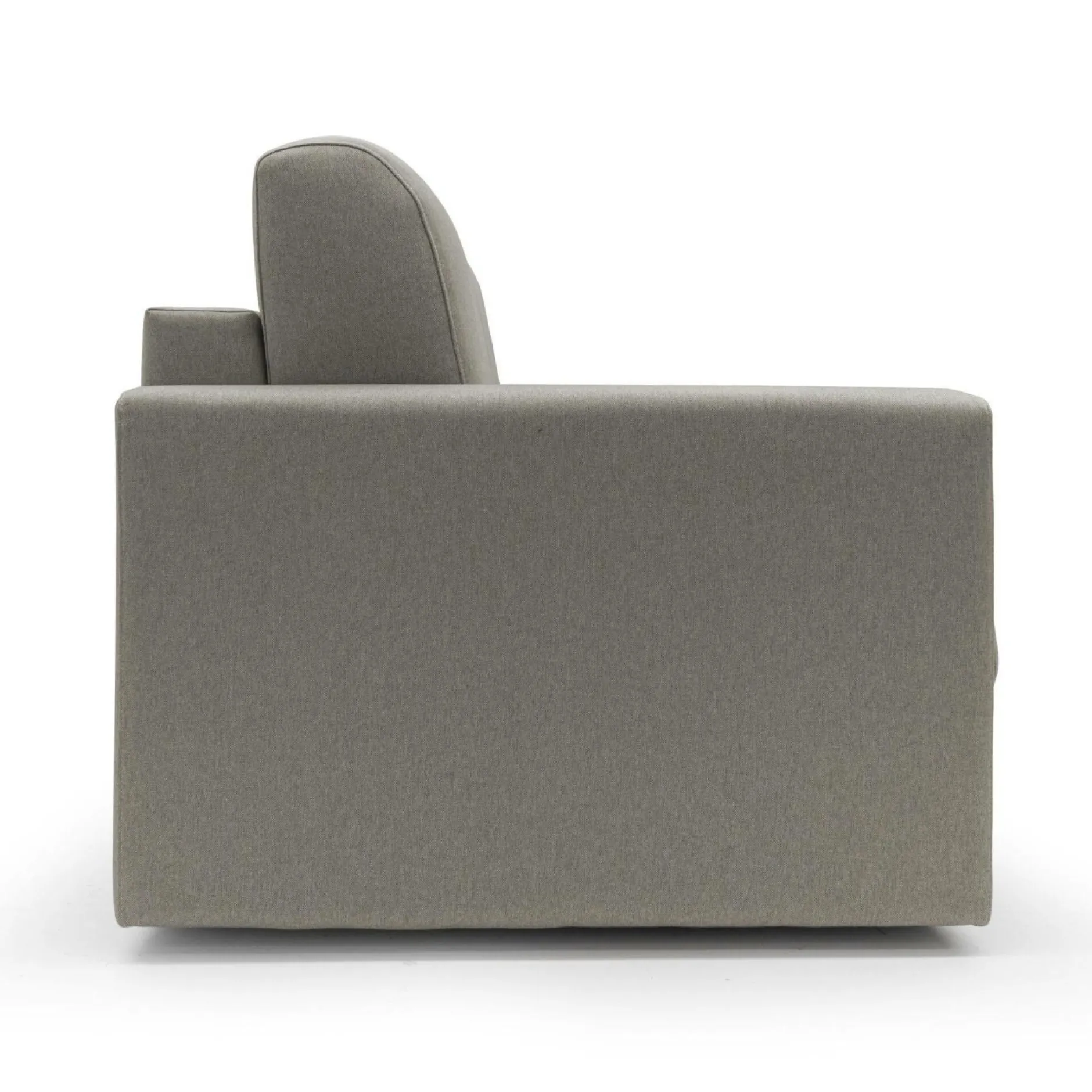 Canapés Droits>Camif Canapé convertible tissu déhoussable Aubin - - 3 places Taupe