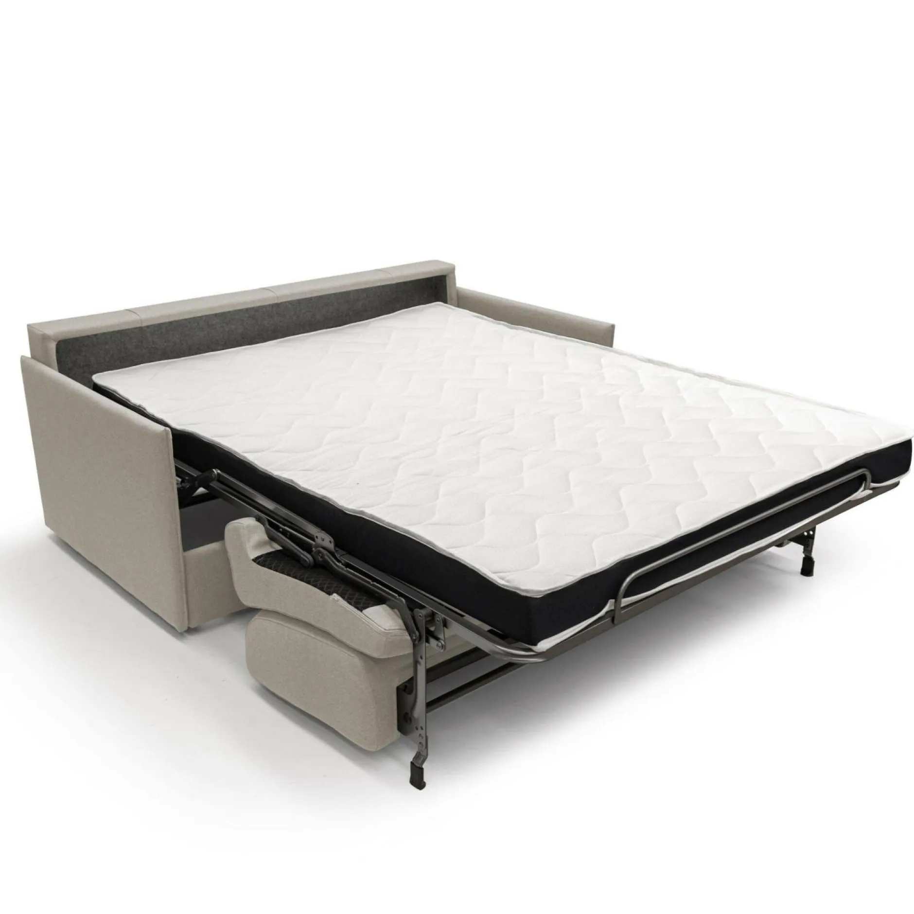 Canapés Droits>Camif Canapé convertible tissu déhoussable Arthur - - Grand 3 places Lin