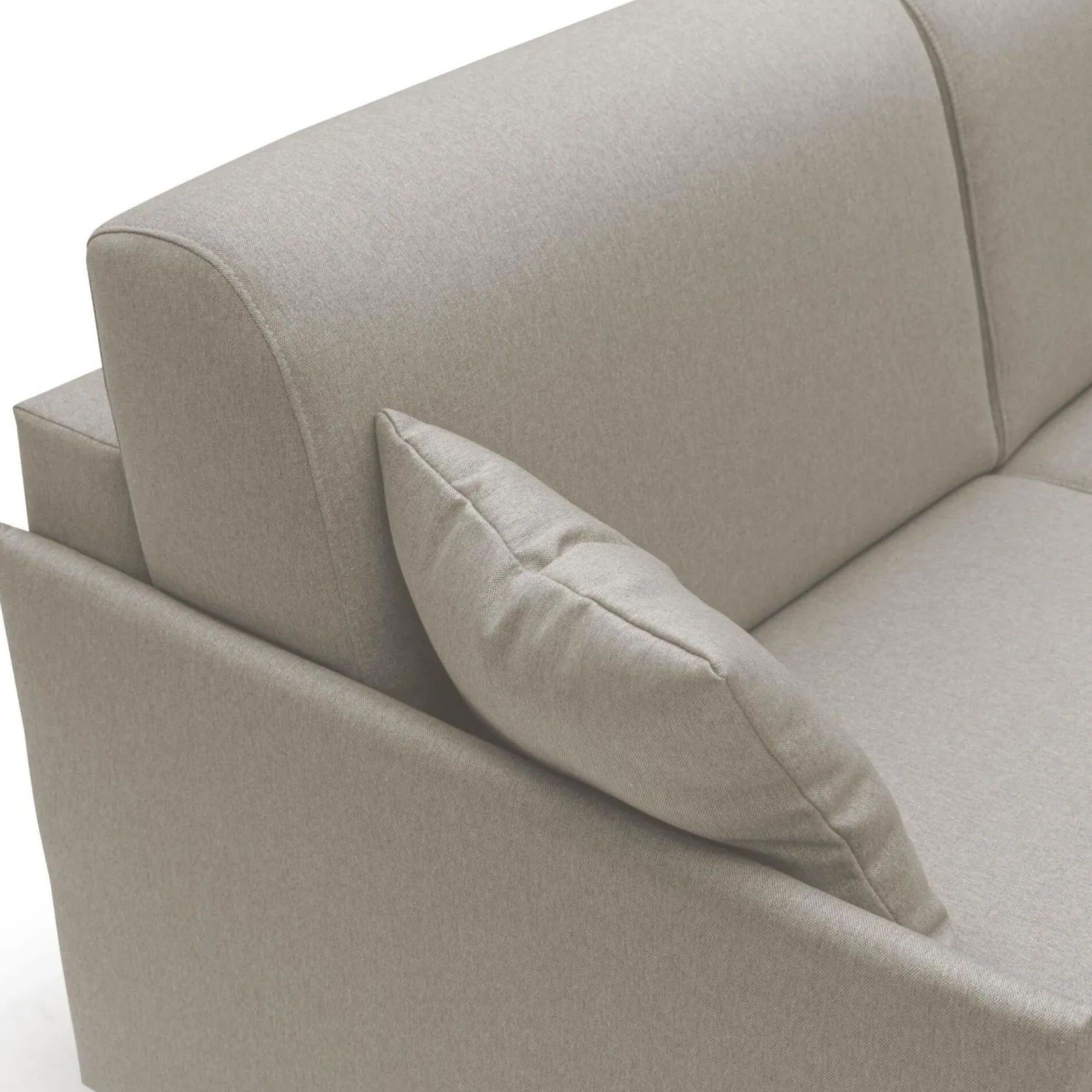 Canapés Droits>Camif Canapé convertible tissu déhoussable Arthur - - Grand 3 places Lin