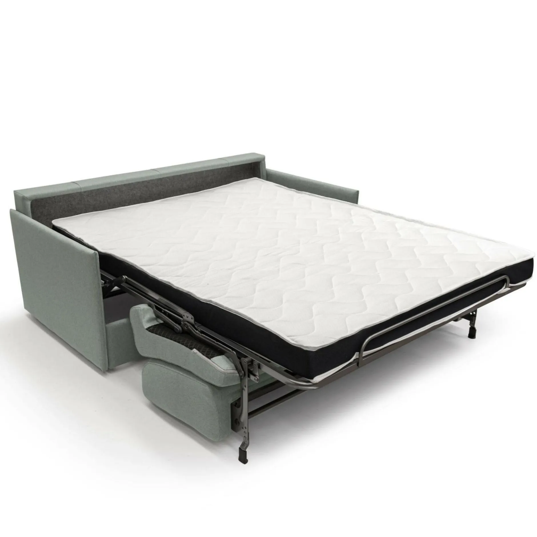 Canapés Droits>Camif Canapé convertible tissu déhoussable Arthur - - Grand 3 places Gris