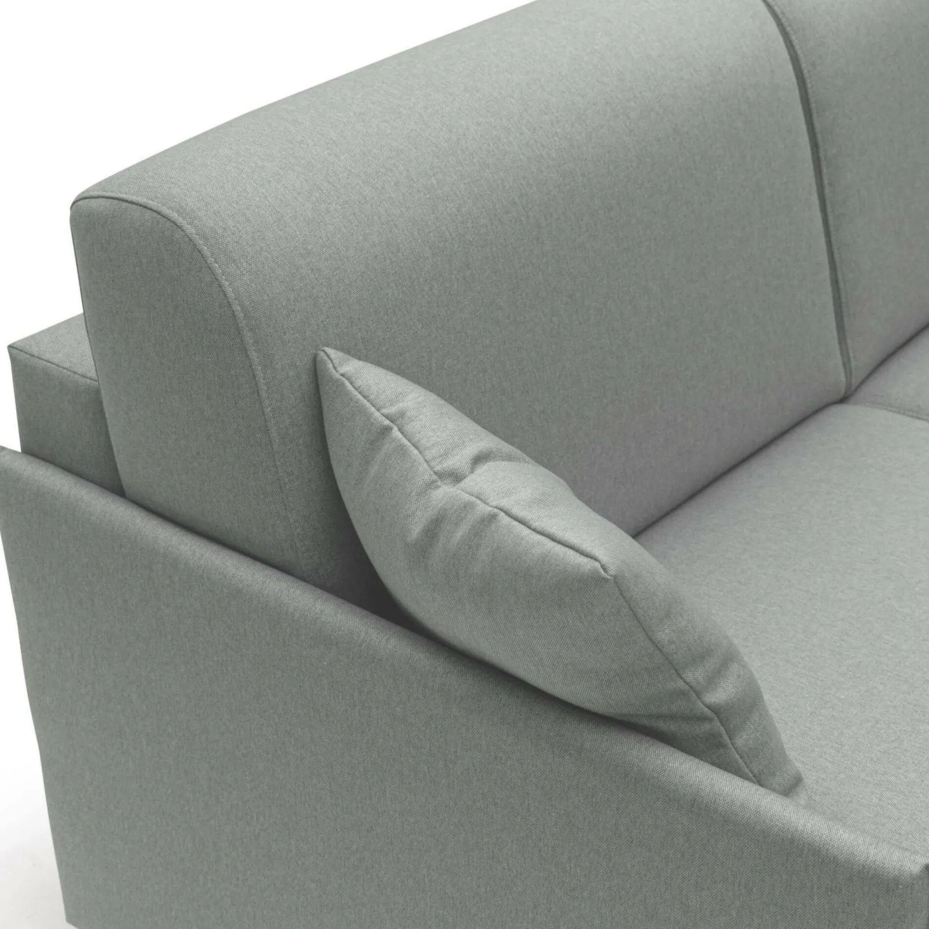 Canapés Droits>Camif Canapé convertible tissu déhoussable Arthur - - Grand 3 places Gris