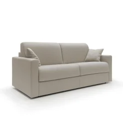 Canapés Droits>Camif Canapé convertible tissu déhoussable Aubin - - Grand 2 places Lin