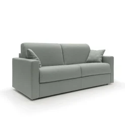 Canapés Droits>Camif Canapé convertible tissu déhoussable Aubin - - Grand 3 places Gris