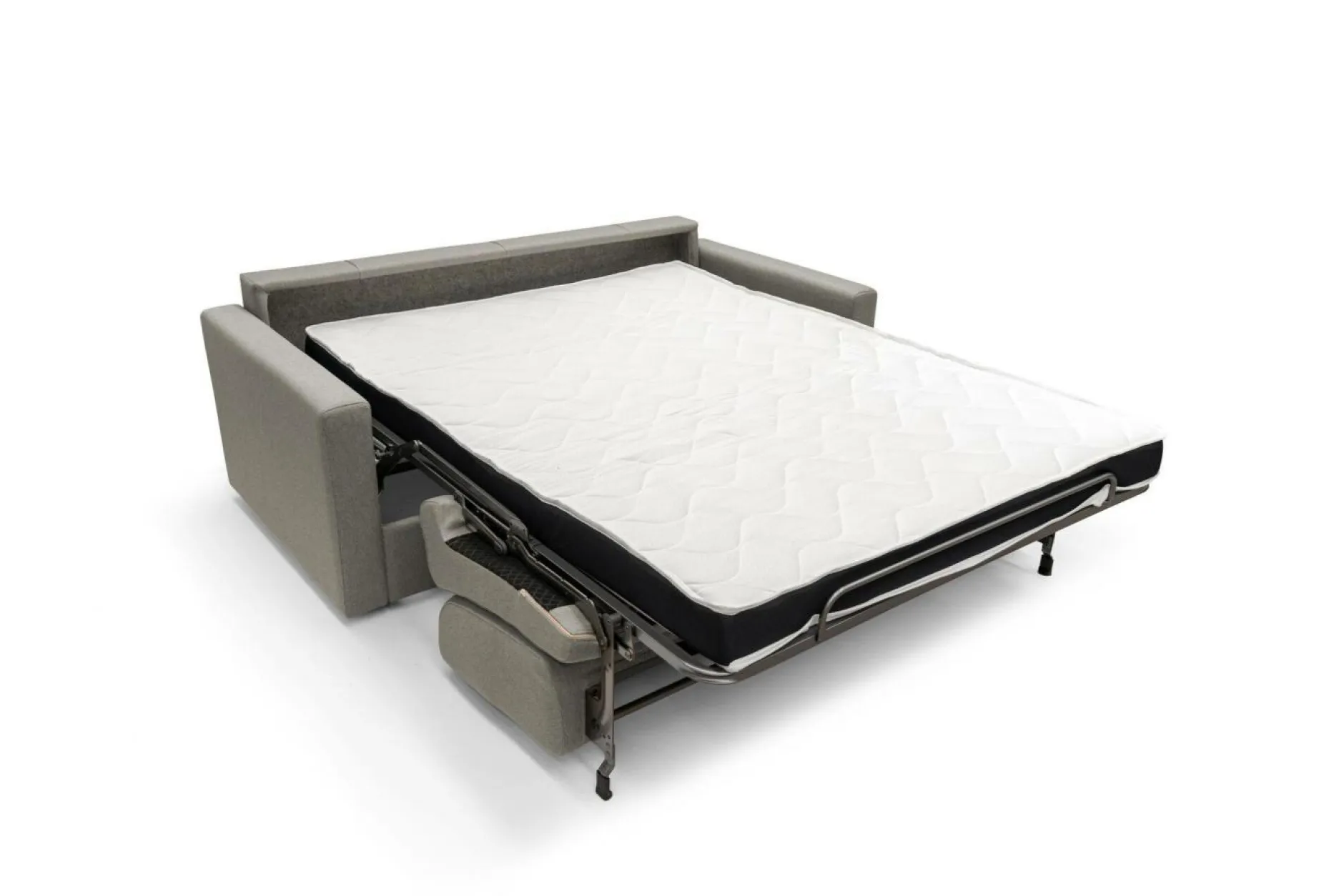 Canapés Droits>Camif Canapé convertible tissu déhoussable Aubin - - Grand 2 places Taupe