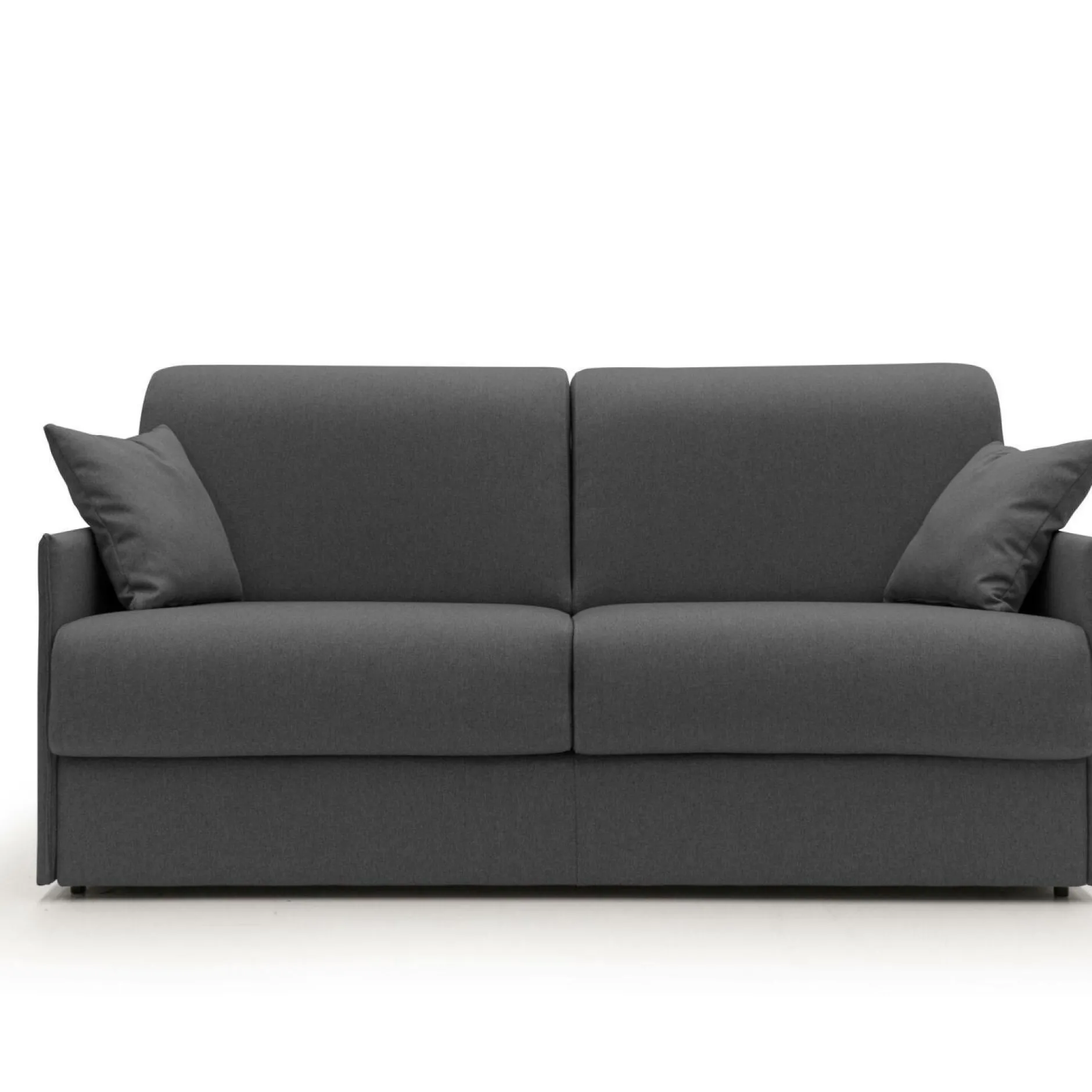 Canapés Droits>Camif Canapé convertible tissu déhoussable Arthur - - 3 places Anthracite