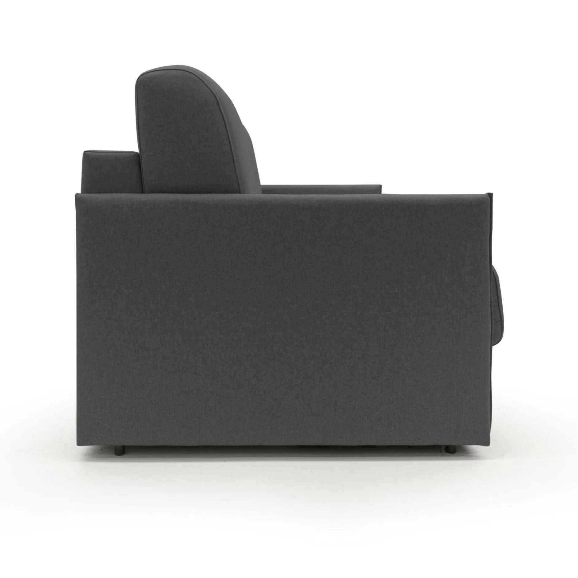 Canapés Droits>Camif Canapé convertible tissu déhoussable Arthur - - 3 places Anthracite