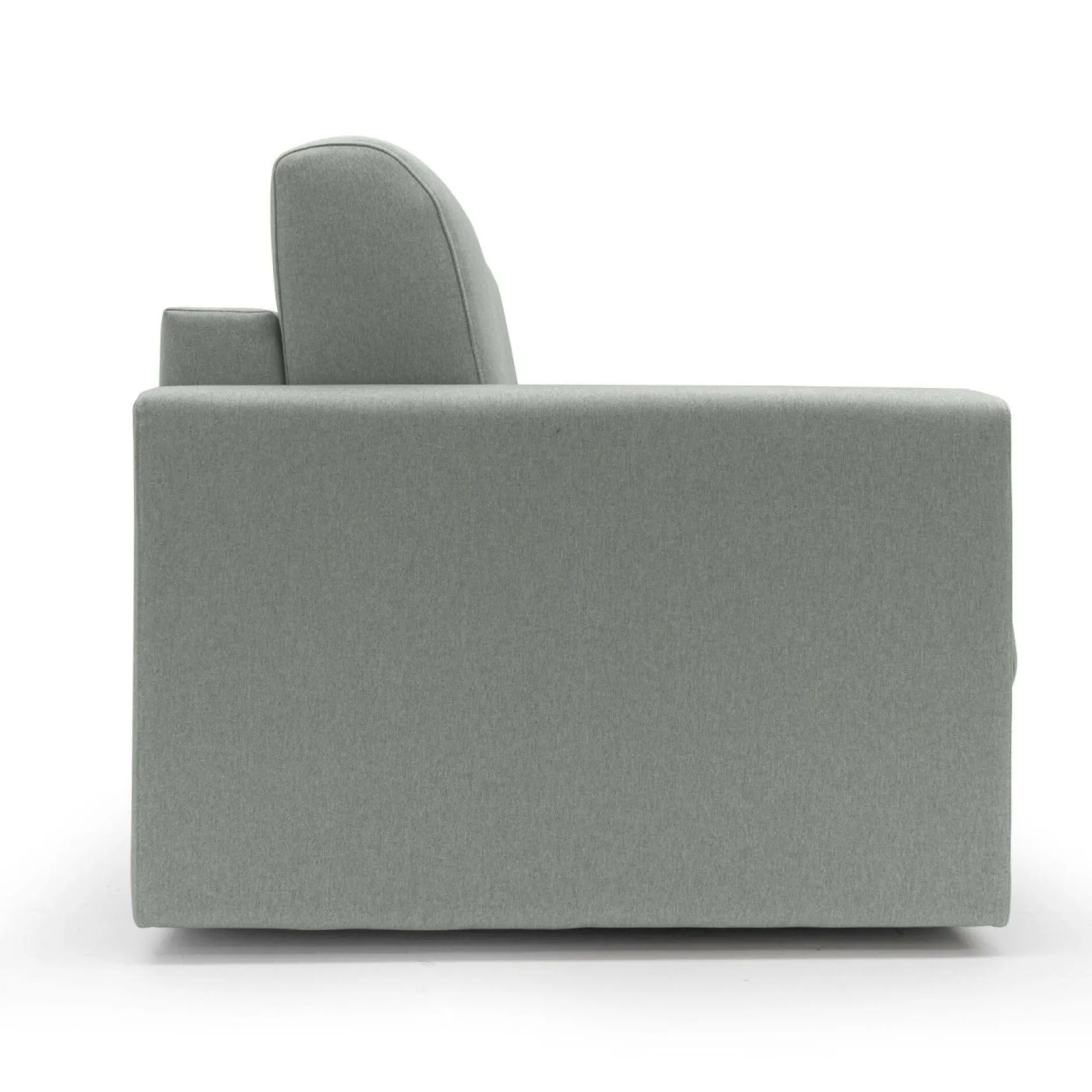 Canapés Droits>Camif Canapé convertible tissu déhoussable Aubin - - Grand 2 places Gris