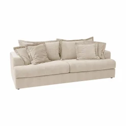 Canapés Droits>Camif Canapé convertible tissu Pacha - Naturel