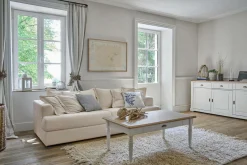 Canapés Droits>Camif Canapé convertible tissu Pacha - Naturel