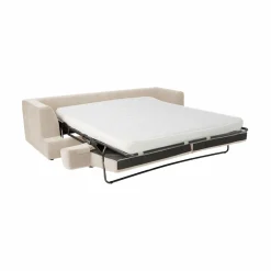 Canapés Droits></noscript>Camif Canapé convertible tissu Pacha - Naturel