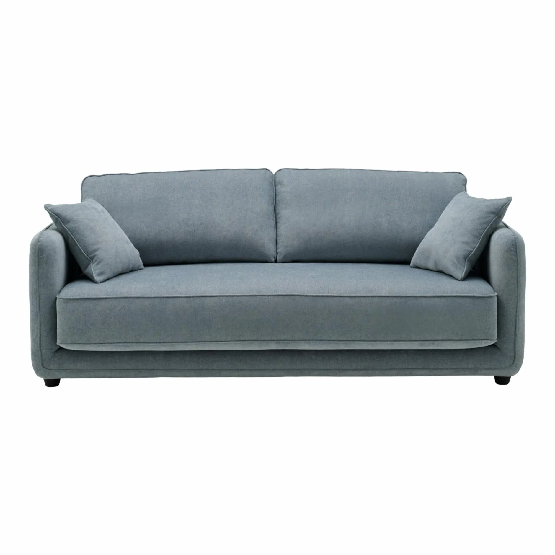 Canapés Droits>Camif Canapé convertible tissu Paxi - Bleu Clair