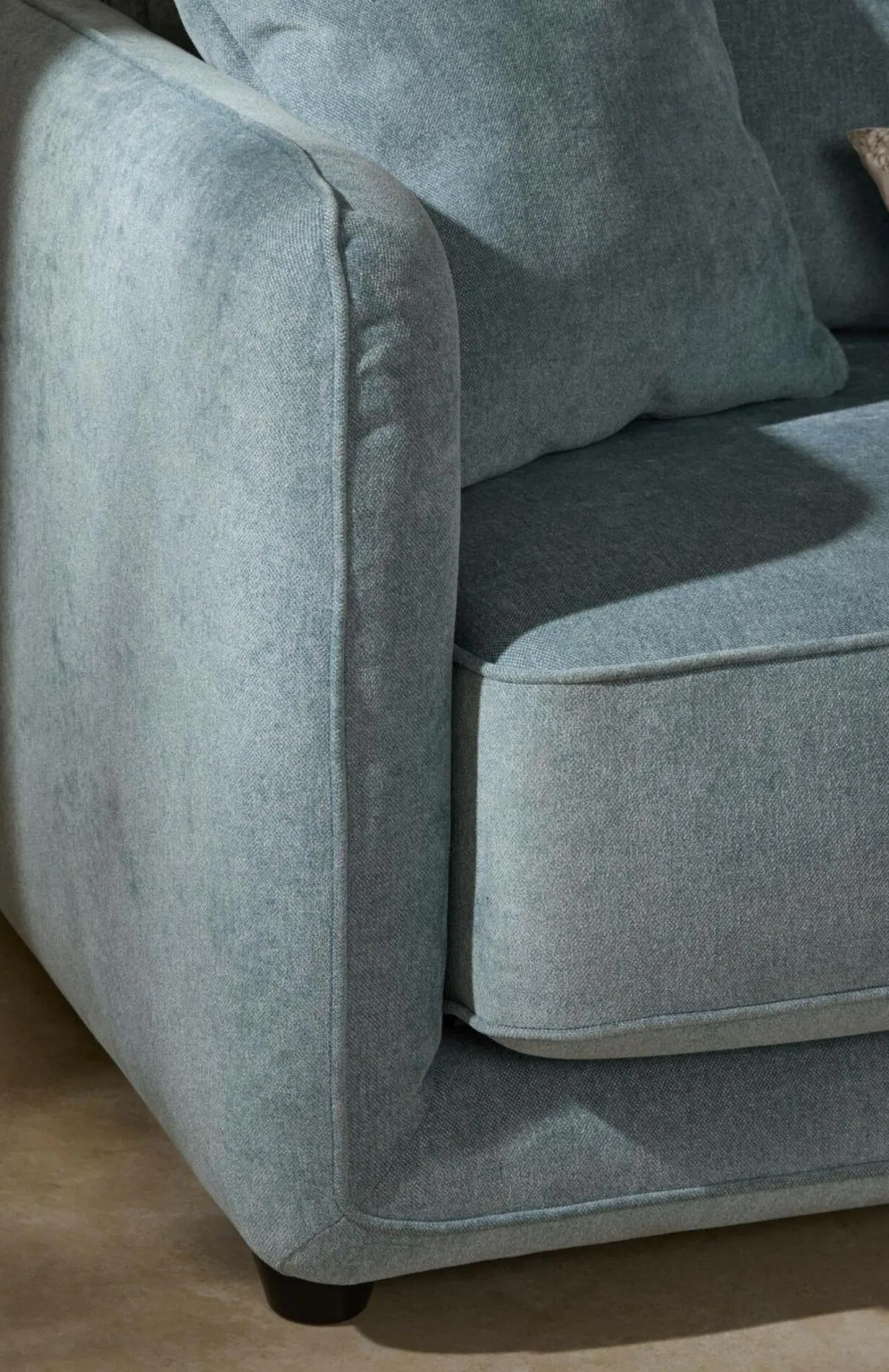 Canapés Droits>Camif Canapé convertible tissu Paxi - Bleu Clair