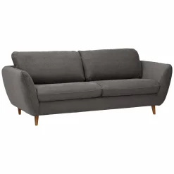 Canapés Droits>Camif Canapé convertible tissu Persson - Gris