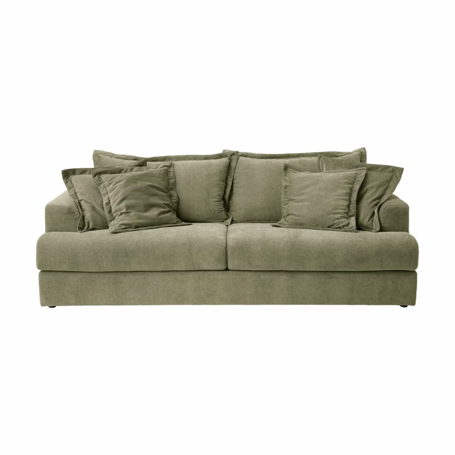 Canapés Droits>Camif Canapé conible tissu Pacha - Vert