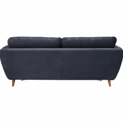 Canapés Droits></noscript>Camif Canapé convertible tissu Persson - Bleu Marine