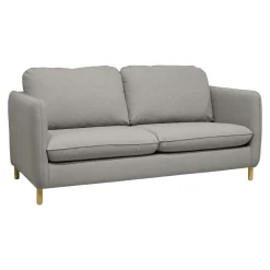 Canapés Droits>Camif Canapé convertible tissu Portimo - Gris Clair