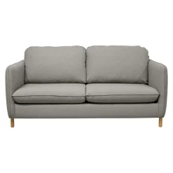 Canapés Droits>Camif Canapé convertible tissu Portimo - Gris Clair