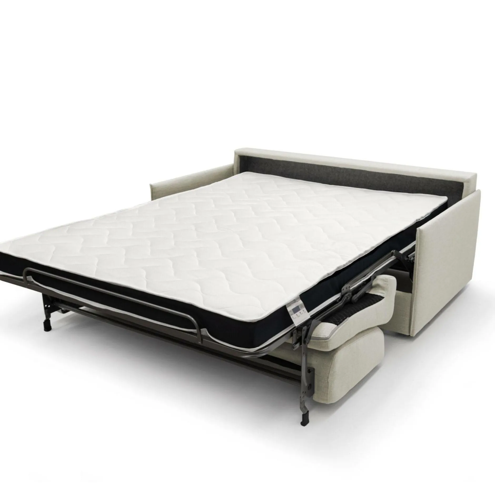 Canapés Droits>Camif Canapé convertible tissu recyclé déhoussable Arthur - - 3 places Lin