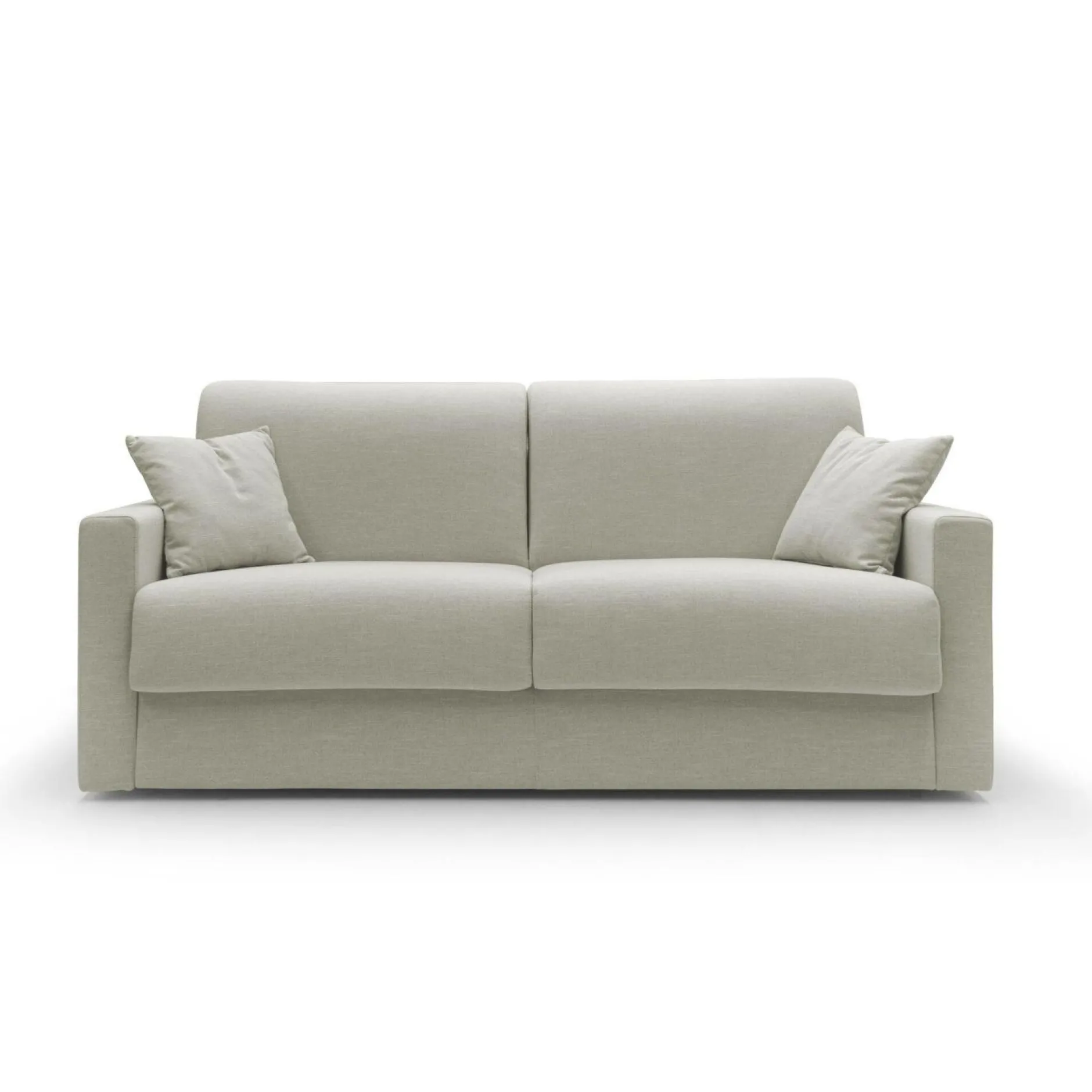 Canapés Droits>Camif Canapé convertible tissu recyclé déhoussable Aubin - - Grand 3 places Lin